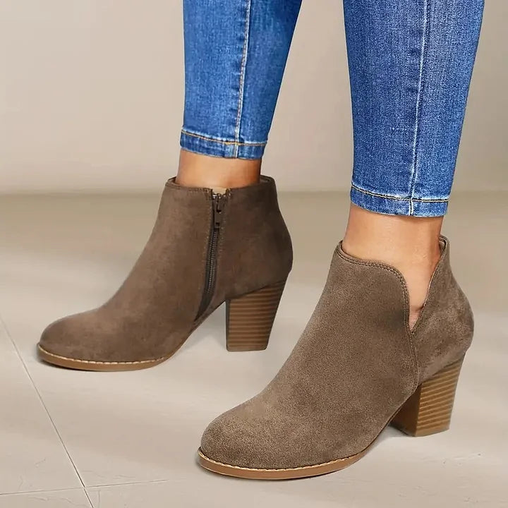 Calvyre-Paris Amélie | Bottines Féminines à Talons Larges