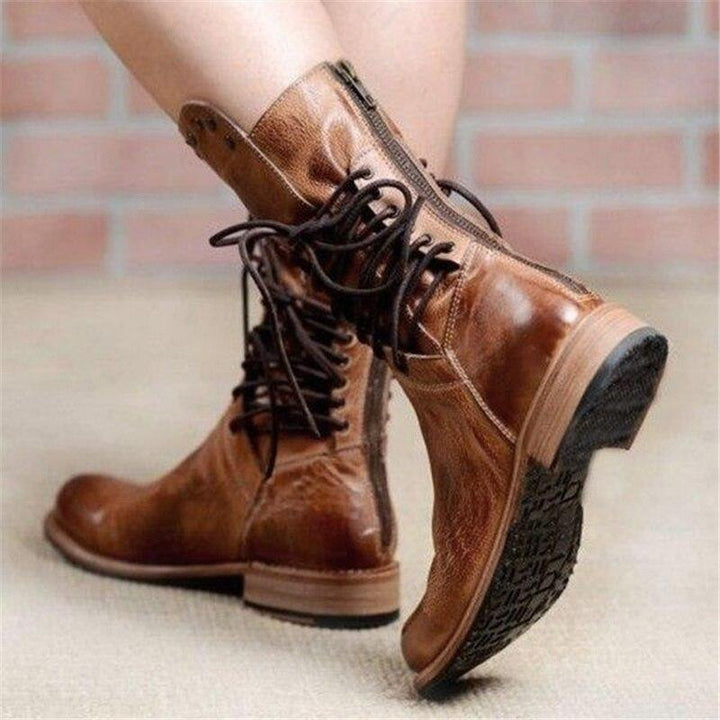 Calvyre-Paris Madeleine | Bottes élégantes en cuir vegan