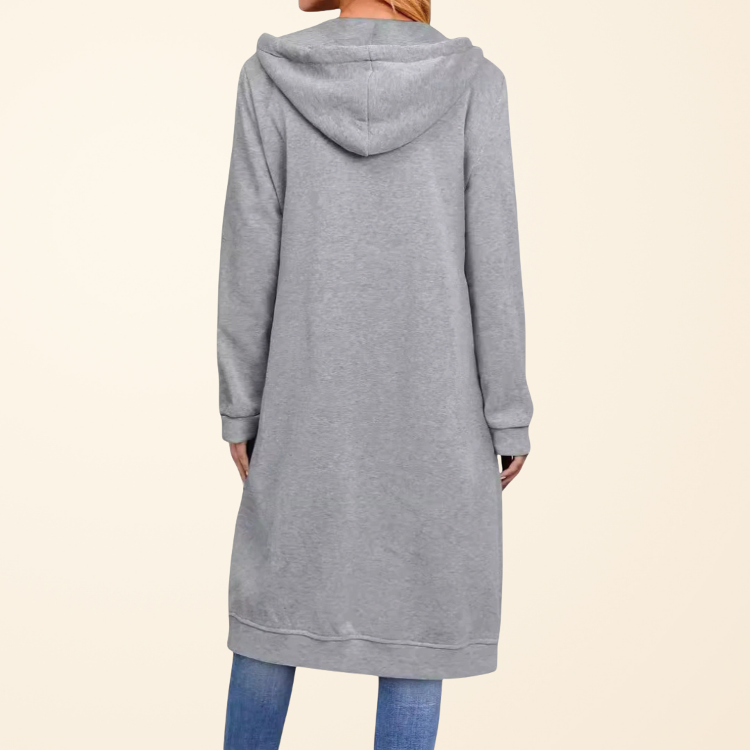Calvyre-Paris | Bérénice | Cardigan long zippé