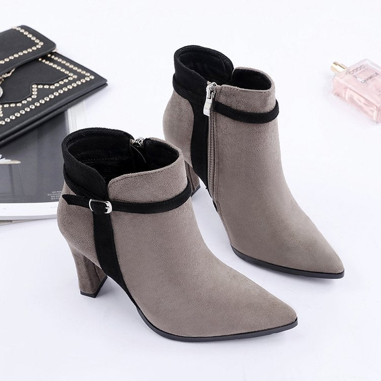 Calvyre-Paris Salomé | Bottines Élégantes à Talon Élancé