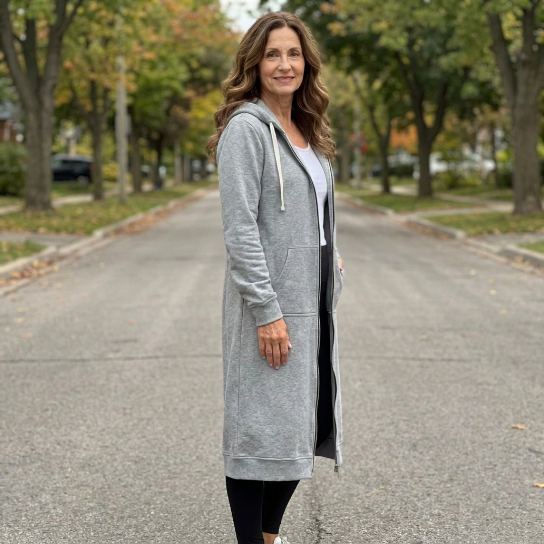 Calvyre-Paris | Bérénice | Cardigan long zippé