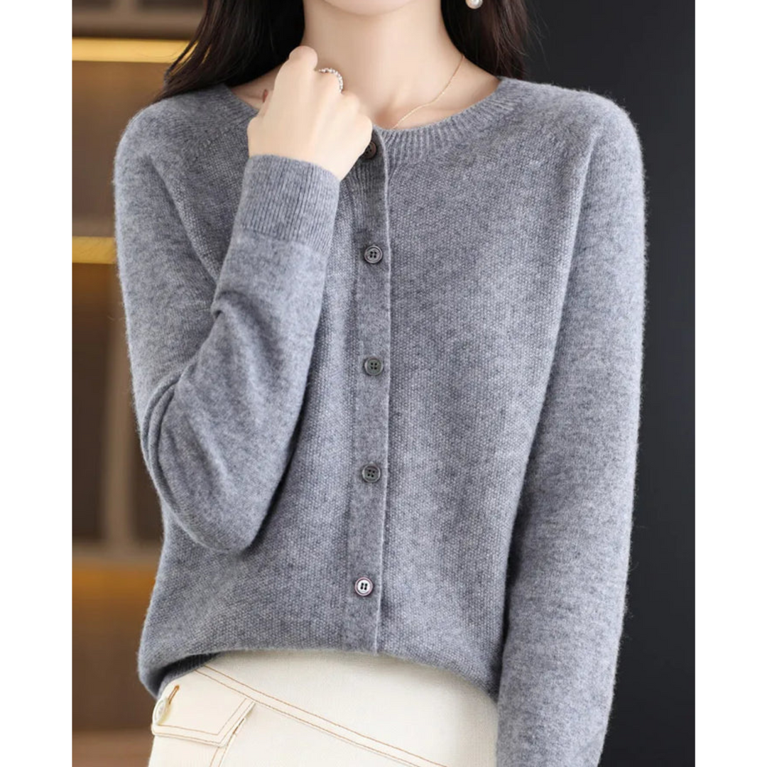 Calvyre-Paris | Héloïse | Cardigan en laine mérinos