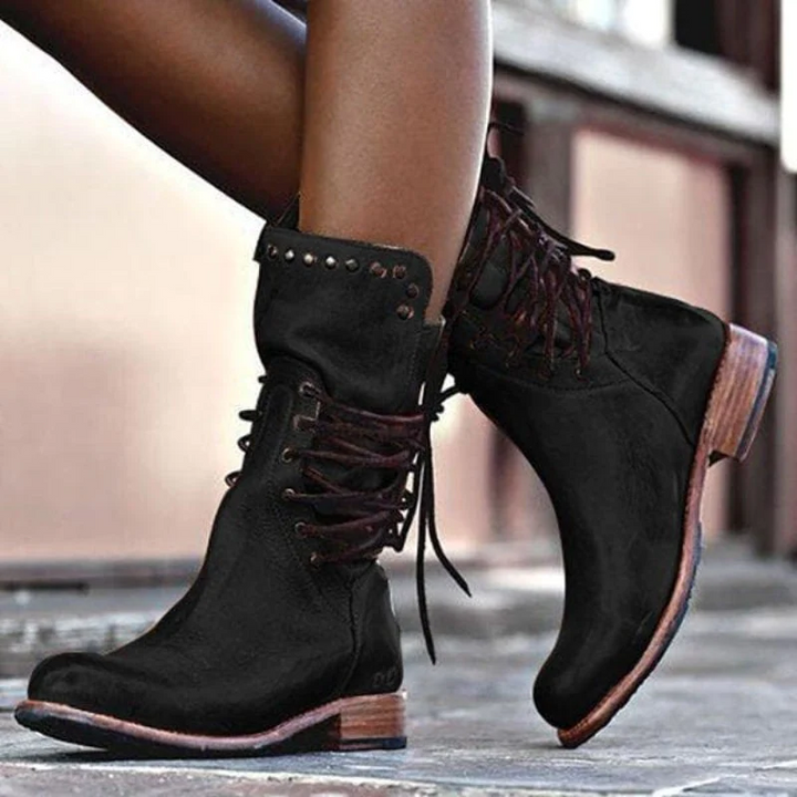 Calvyre-Paris Madeleine | Bottes élégantes en cuir vegan