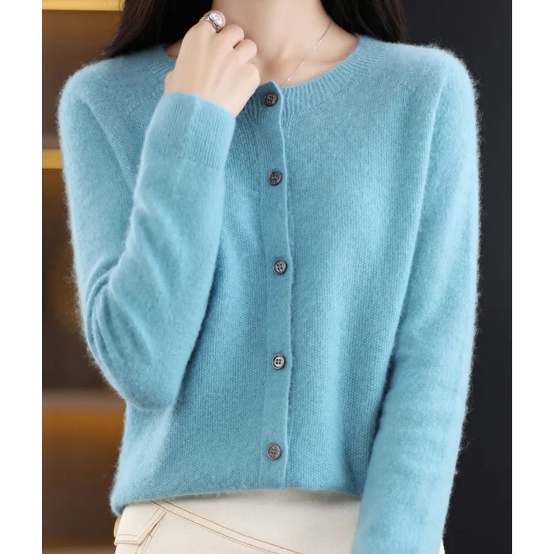 Calvyre-Paris | Héloïse | Cardigan en laine mérinos