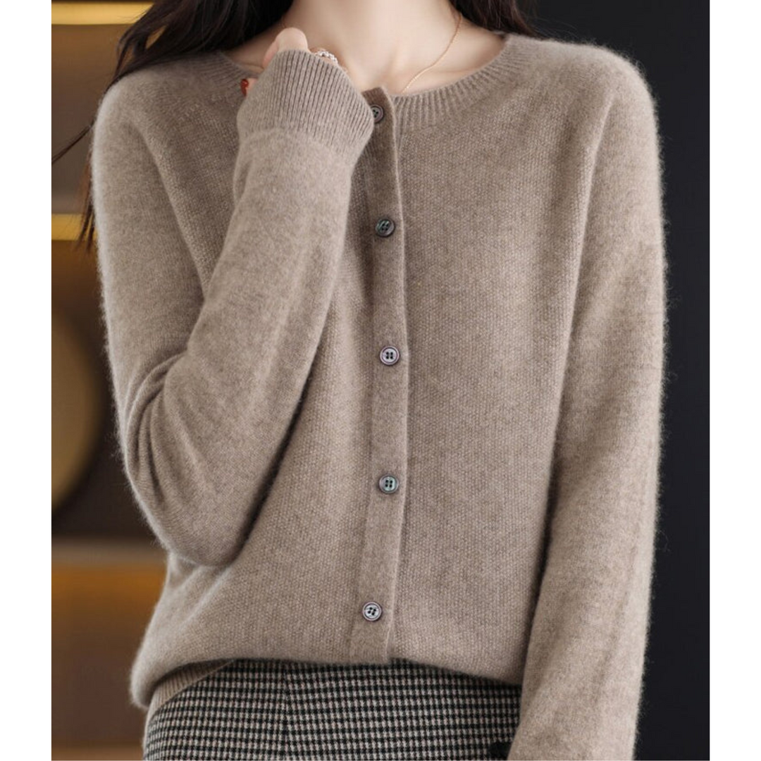 Calvyre-Paris | Héloïse | Cardigan en laine mérinos