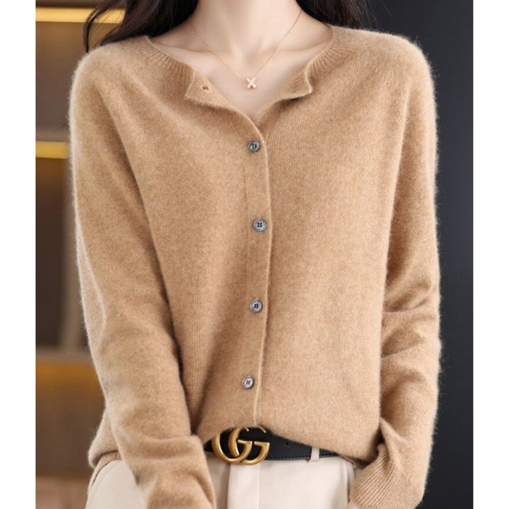 Calvyre-Paris | Héloïse | Cardigan en laine mérinos