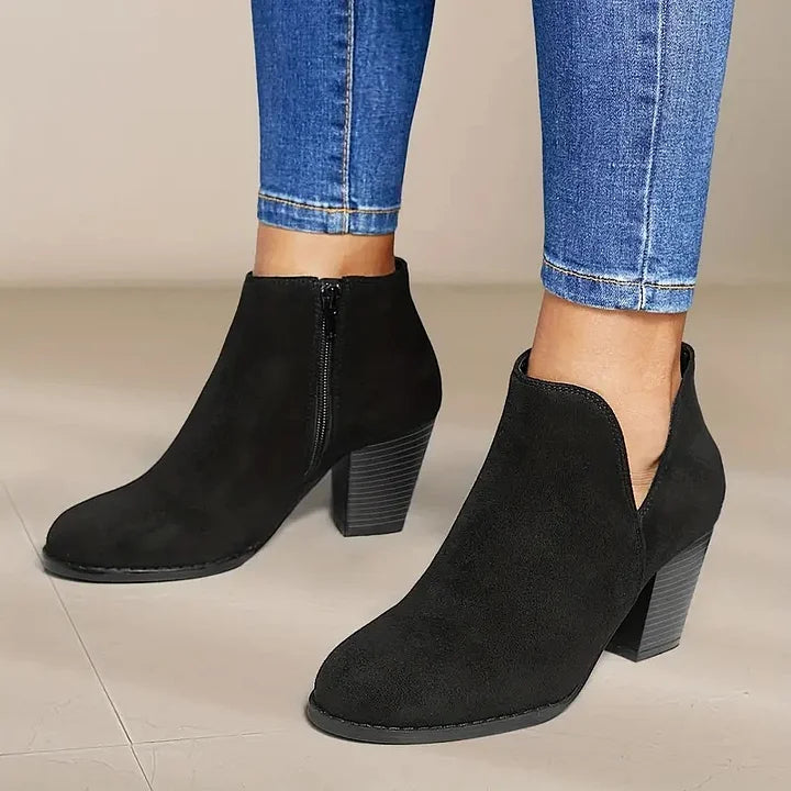 Calvyre-Paris Amélie | Bottines Féminines à Talons Larges