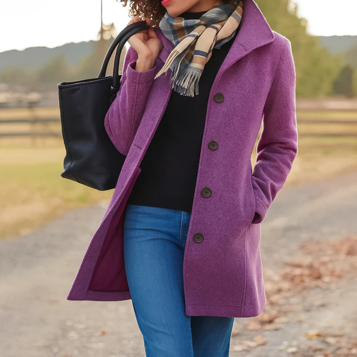 Calvyre-Paris | Manteau long classique à boutons