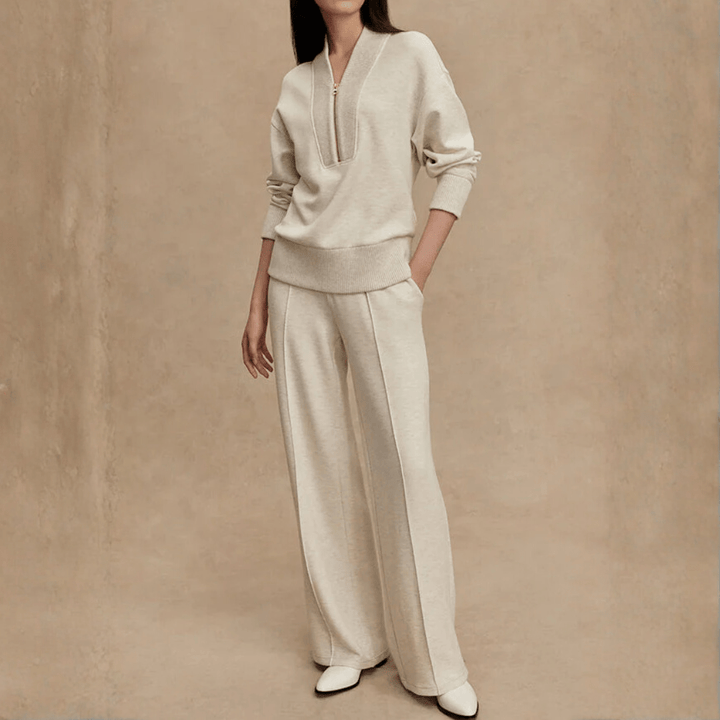 Calvyre-Paris | Dijon | Ensemble doux à demi-zip