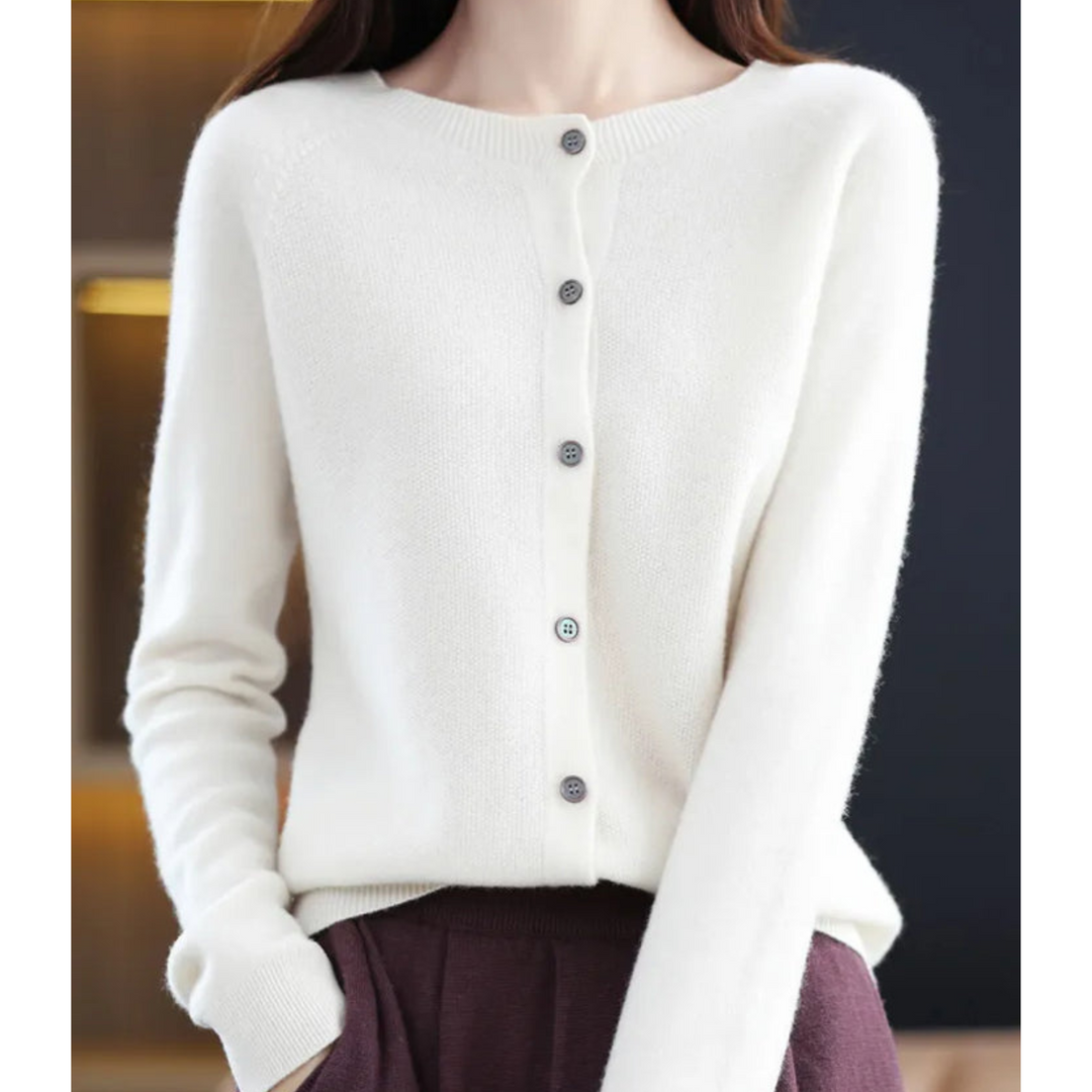 Calvyre-Paris | Héloïse | Cardigan en laine mérinos