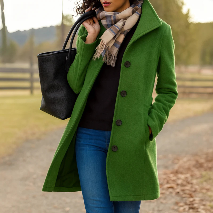 Calvyre-Paris | Manteau long classique à boutons