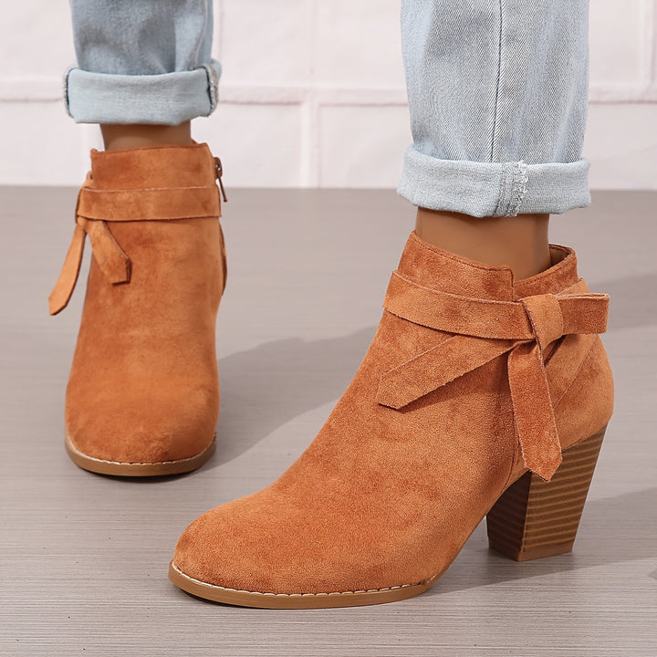 Calvyre-Paris Nadine | Bottines Élégantes à Talon Stable