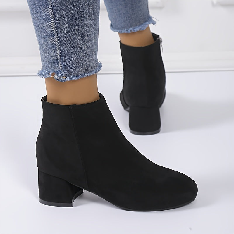 Calvyre-Paris Mireille | Bottines confortables à talon carré
