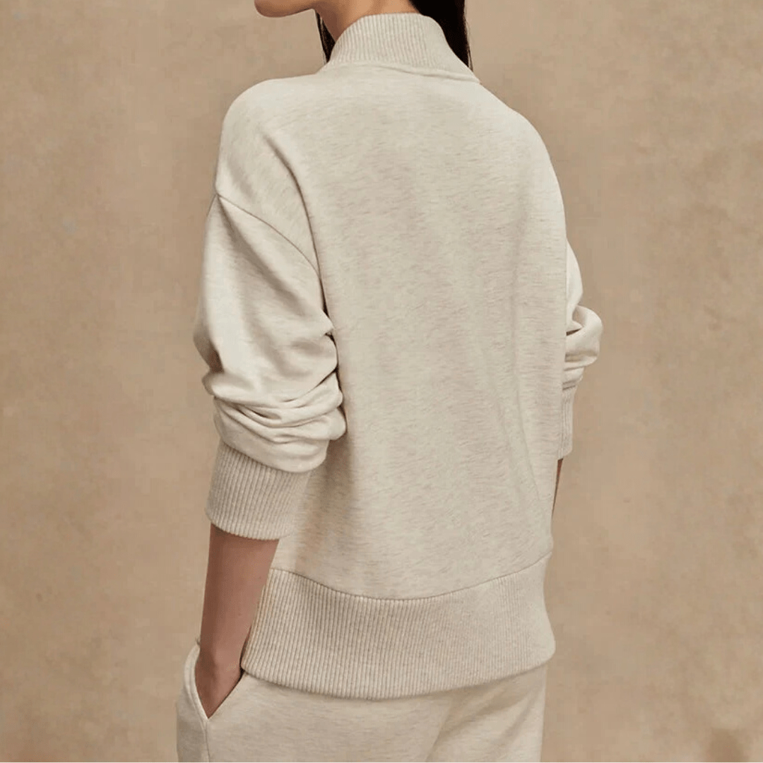 Calvyre-Paris | Dijon | Ensemble doux à demi-zip