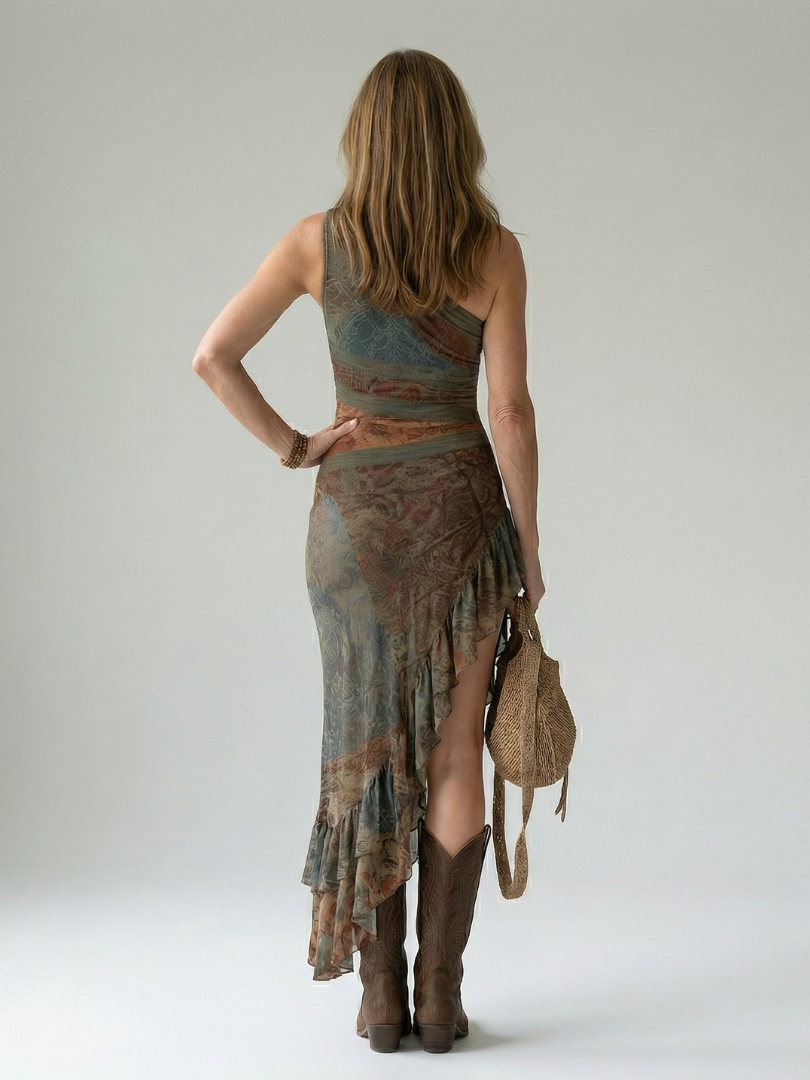 Calvyre-Paris | Lyon | Robe midi drapée