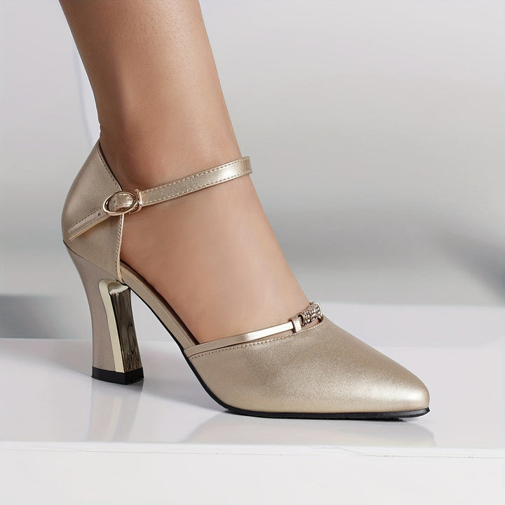 Calvyre-Paris Laëtitia | Escarpins Brillants à Bride Élégante