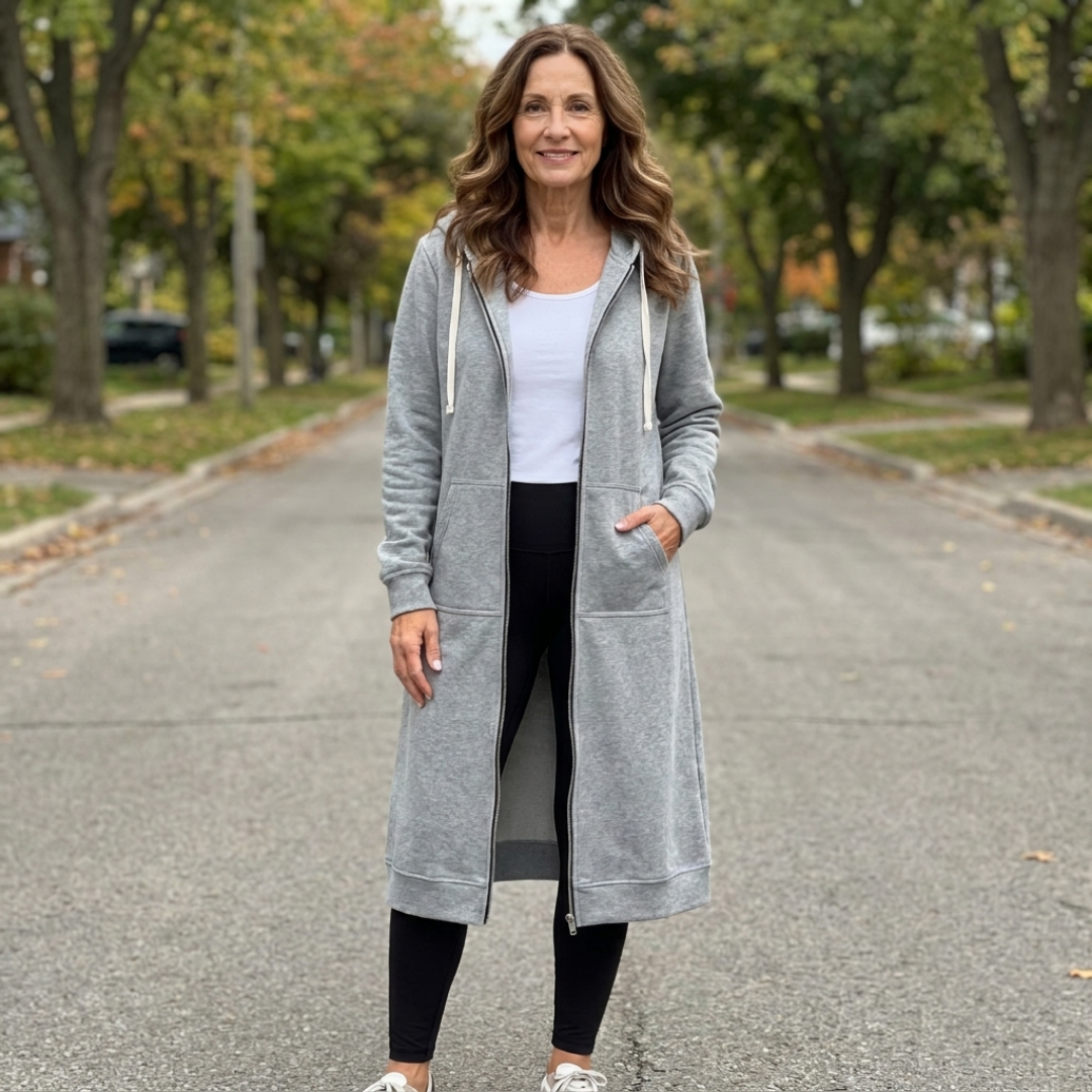Calvyre-Paris | Bérénice | Cardigan long zippé