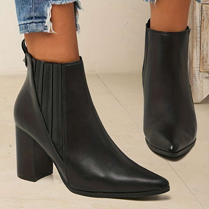 Calvyre-Paris Adèle | Bottines à talon carré élégantes et confortables