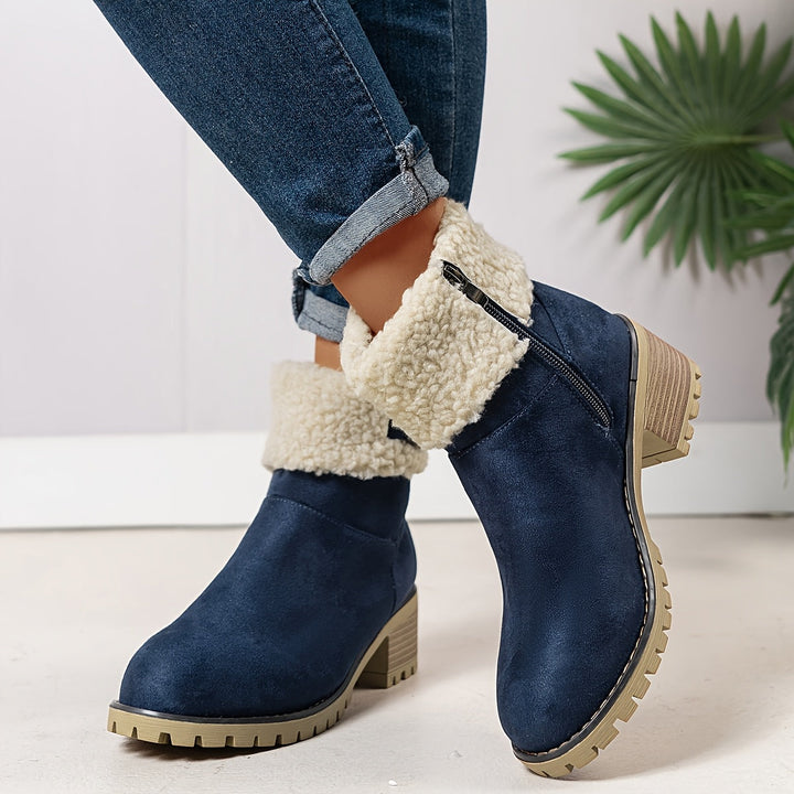 Calvyre-Paris Marianne | Bottines Hivernales Douces et Élégantes