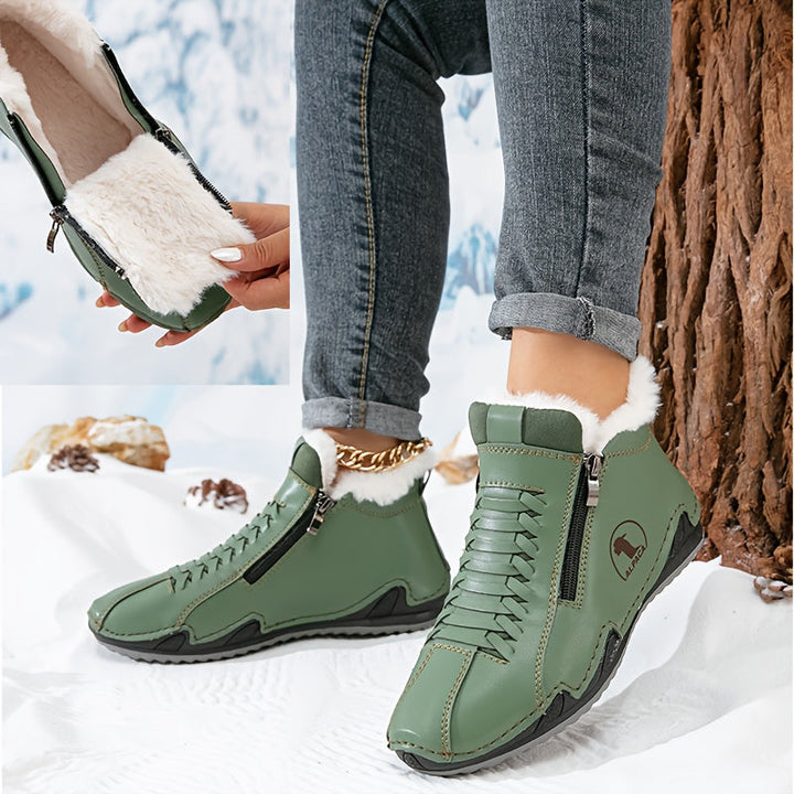 Calvyre-Paris Lucie | Bottines confort d’hiver à soutien ergonomique