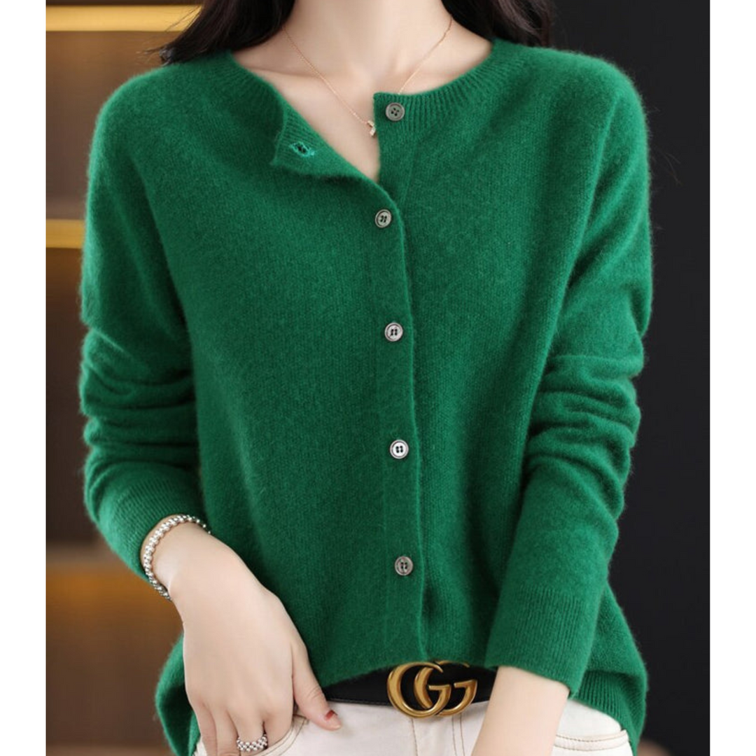Calvyre-Paris | Héloïse | Cardigan en laine mérinos