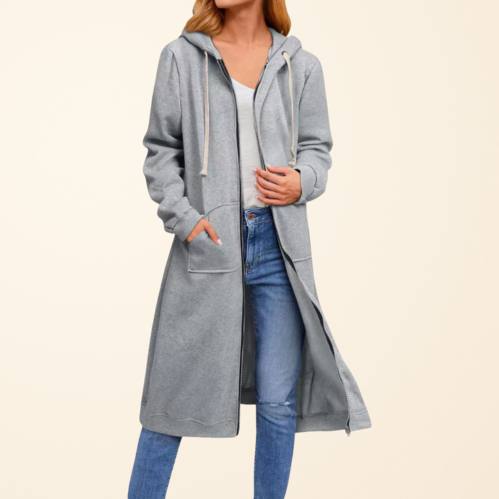 Calvyre-Paris | Bérénice | Cardigan long zippé