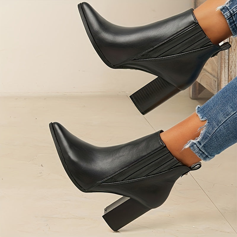 Calvyre-Paris Adèle | Bottines à talon carré élégantes et confortables