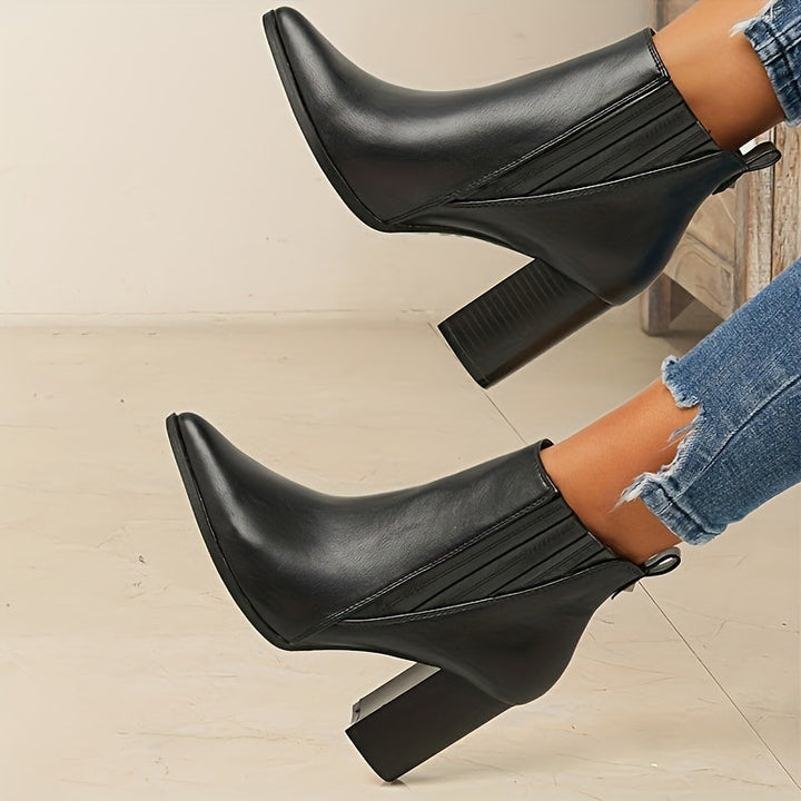 Calvyre-Paris Adèle | Bottines à talon carré élégantes et confortables