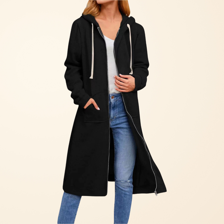 Calvyre-Paris | Bérénice | Cardigan long zippé