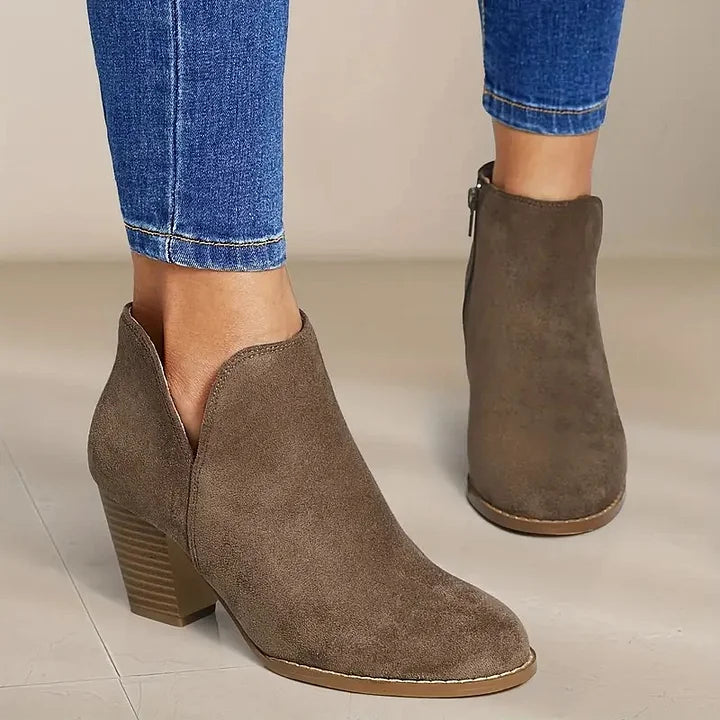 Calvyre-Paris Amélie | Bottines Féminines à Talons Larges