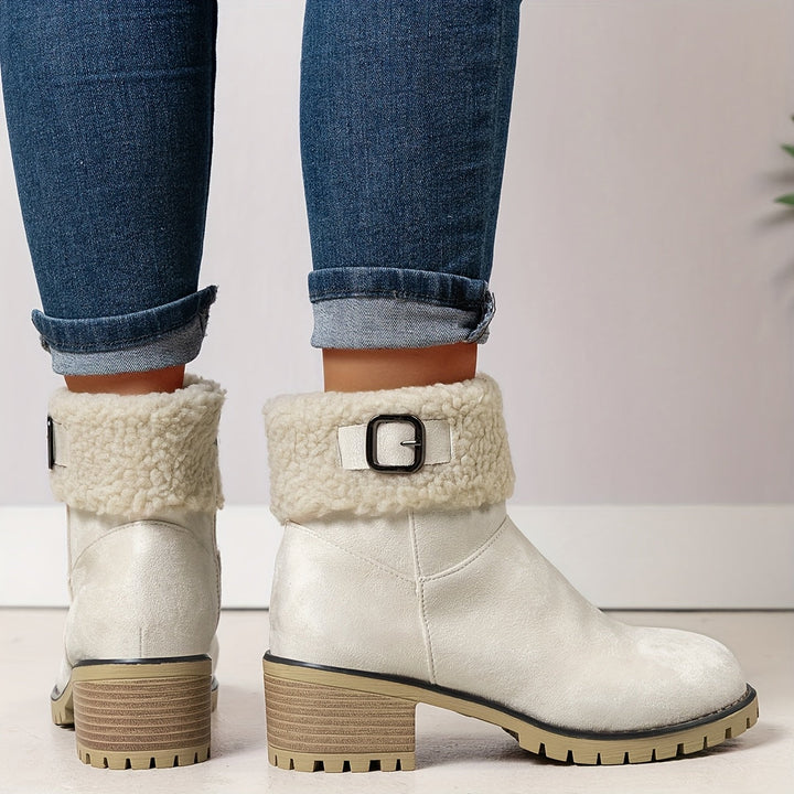 Calvyre-Paris Marianne | Bottines Hivernales Douces et Élégantes
