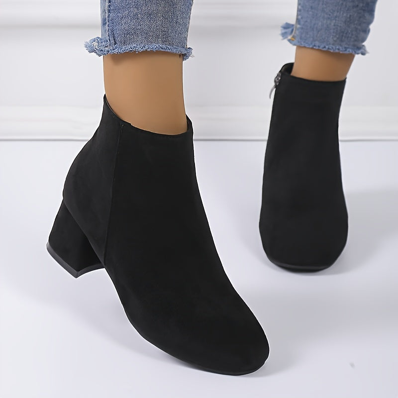 Calvyre-Paris Mireille | Bottines confortables à talon carré