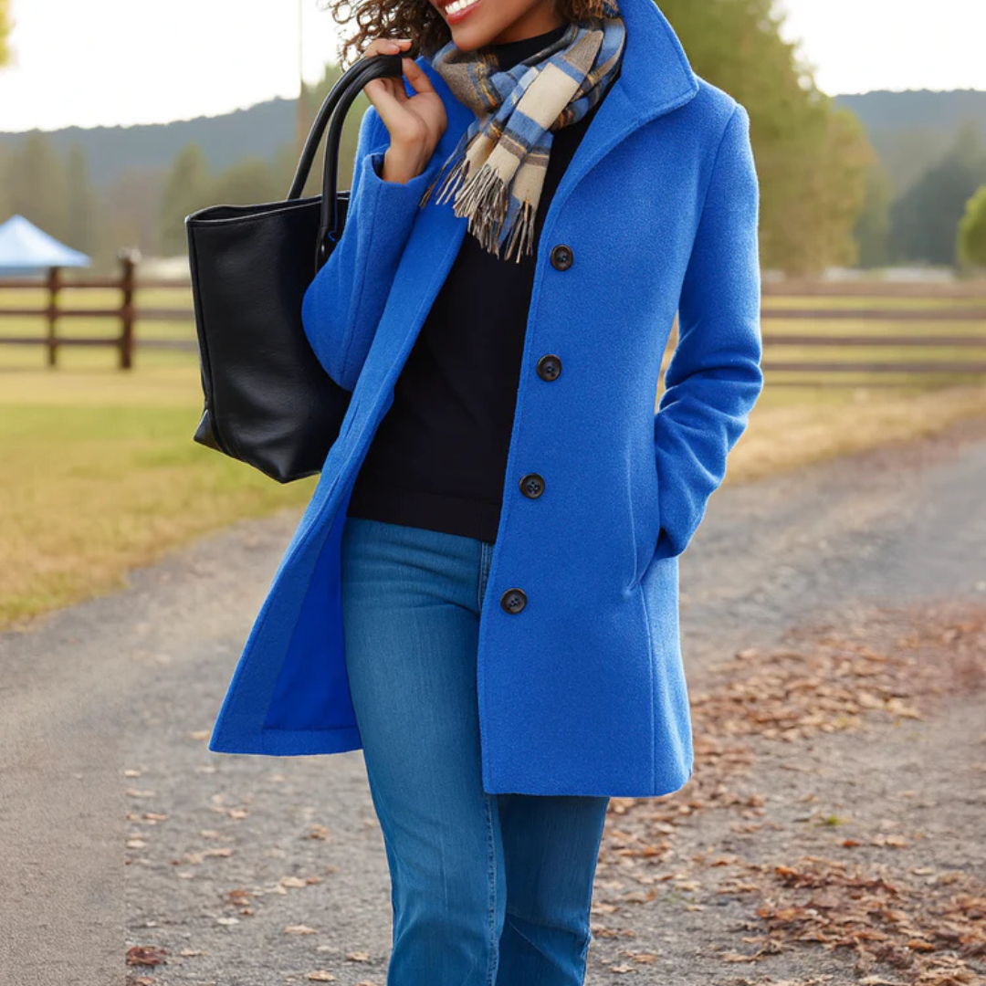 Calvyre-Paris | Manteau long classique à boutons