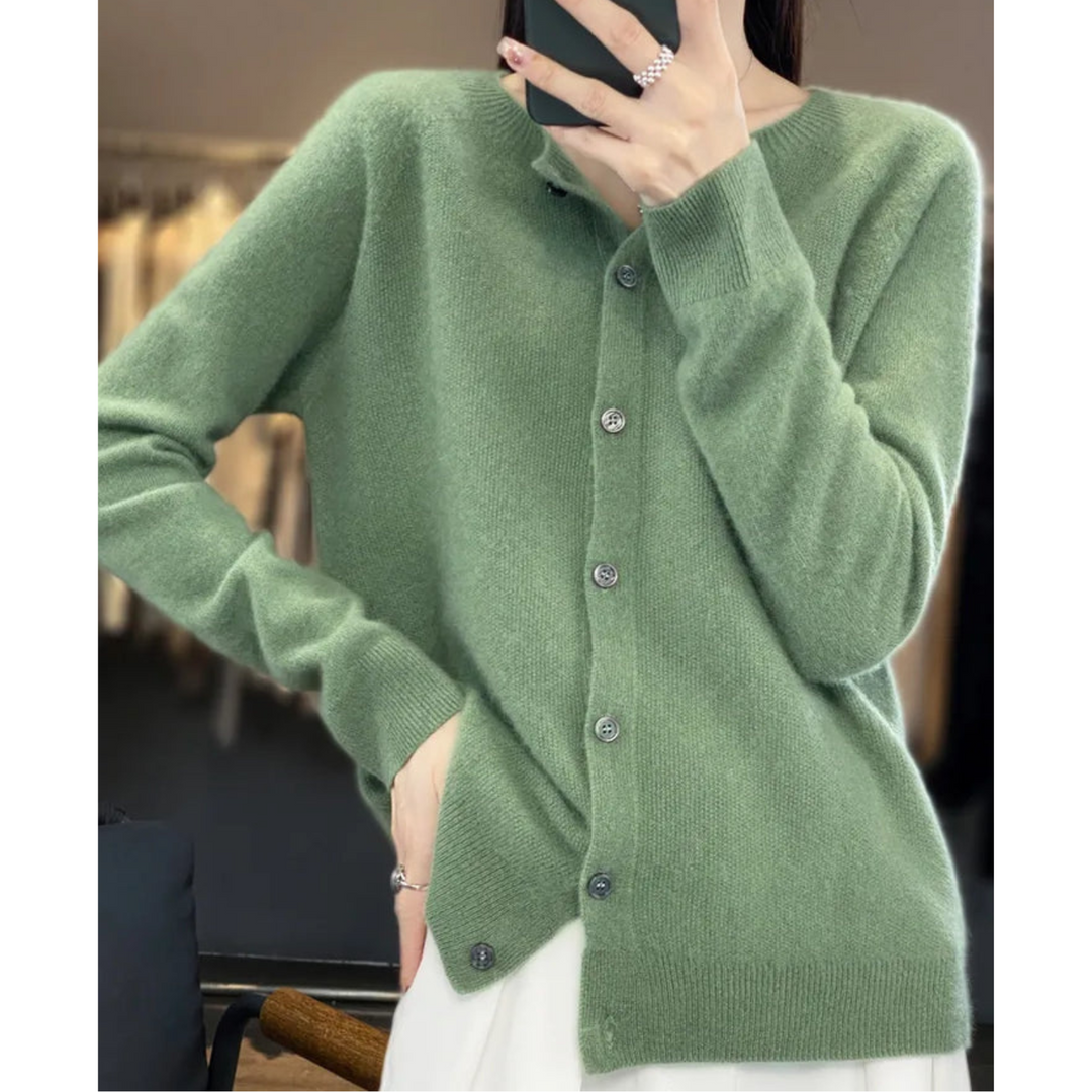 Calvyre-Paris | Héloïse | Cardigan en laine mérinos