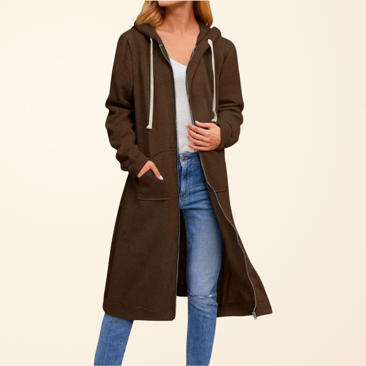 Calvyre-Paris | Bérénice | Cardigan long zippé