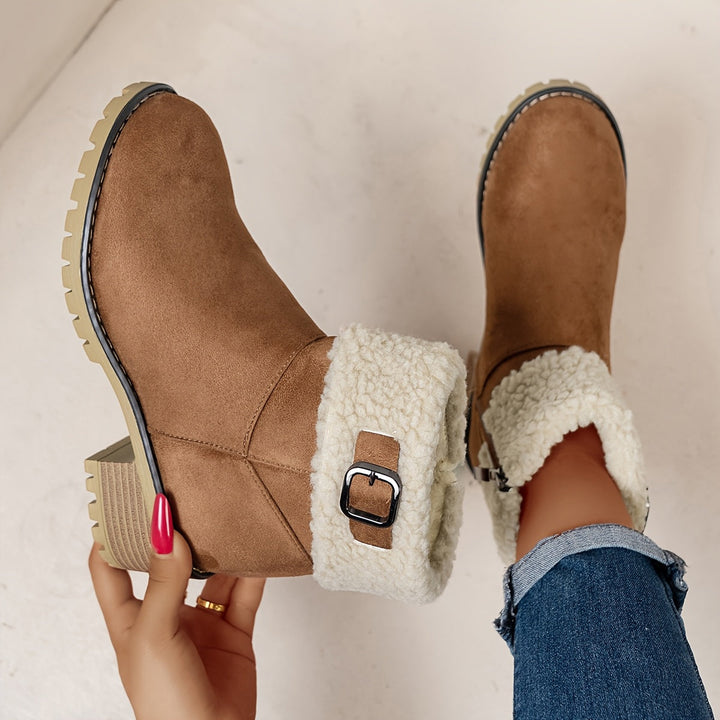 Calvyre-Paris Marianne | Bottines Hivernales Douces et Élégantes