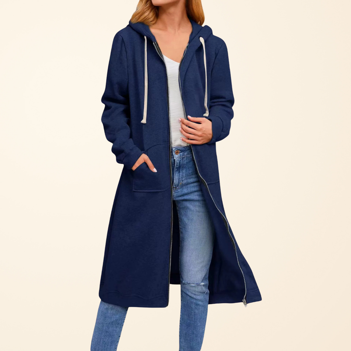 Calvyre-Paris | Bérénice | Cardigan long zippé