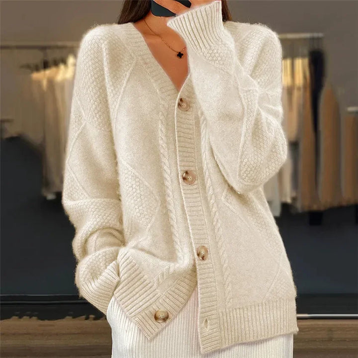 Calvyre-Paris | Éléonore | Cardigan doux à boutons