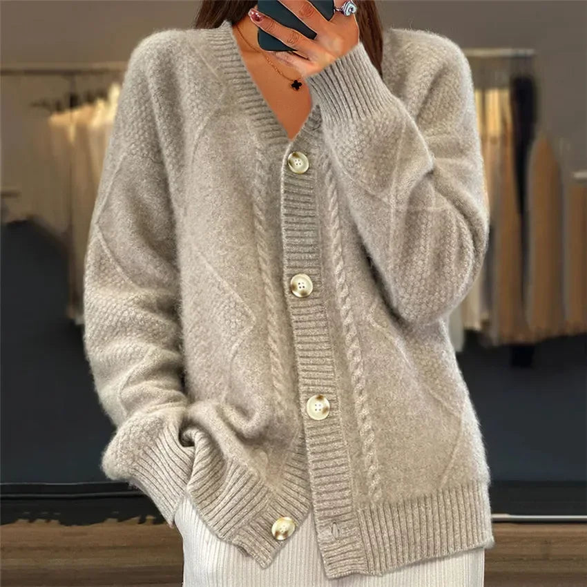 Calvyre-Paris | Éléonore | Cardigan doux à boutons