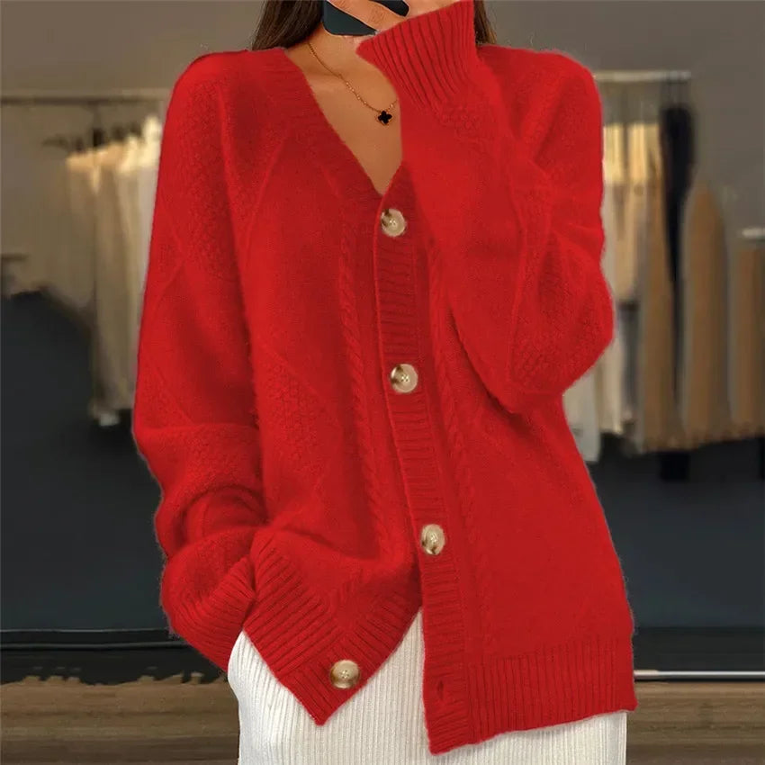 Calvyre-Paris | Éléonore | Cardigan doux à boutons