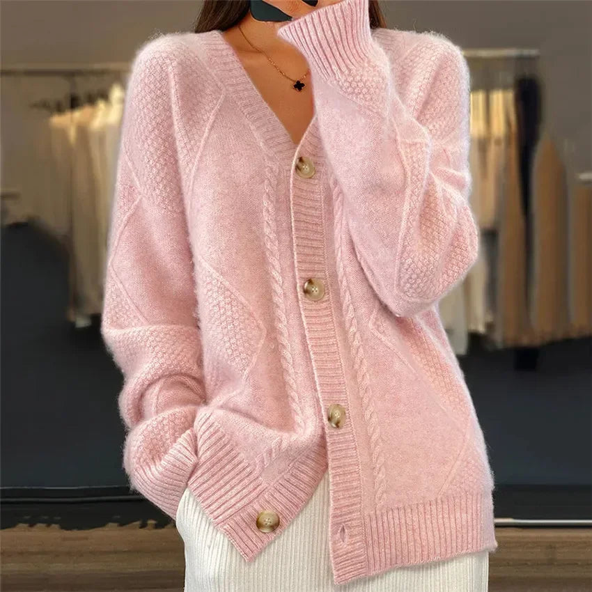 Calvyre-Paris | Éléonore | Cardigan doux à boutons