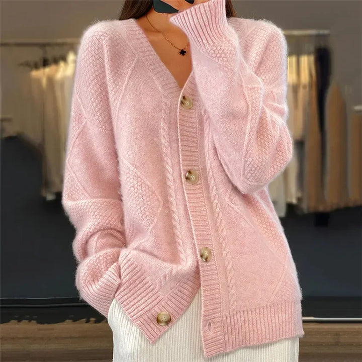 Calvyre-Paris | Éléonore | Cardigan doux à boutons