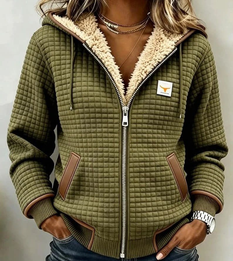 Calvyre-Paris  | Veste Matelassée à Capuche pour Femme Camille