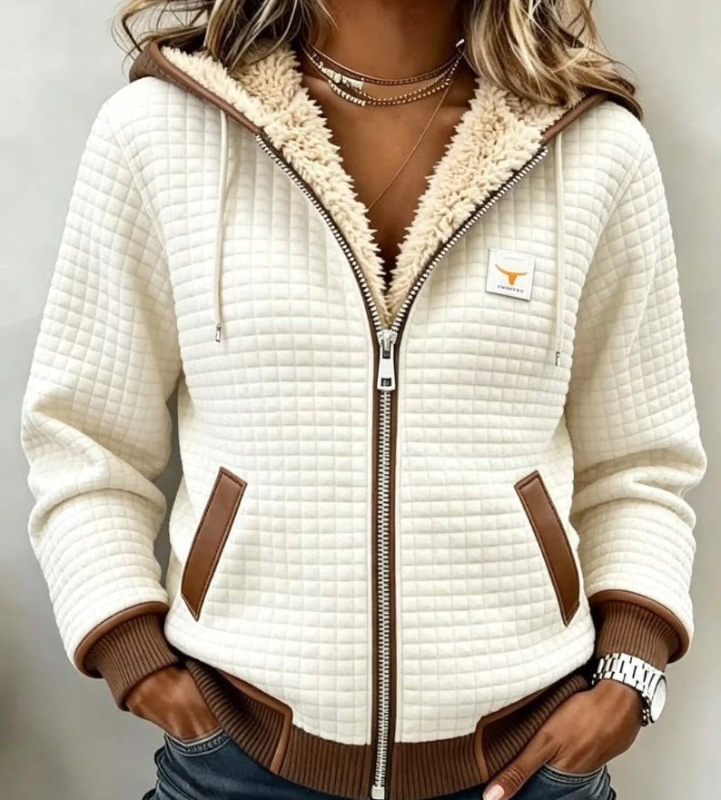 Calvyre-Paris  | Veste Matelassée à Capuche pour Femme Camille