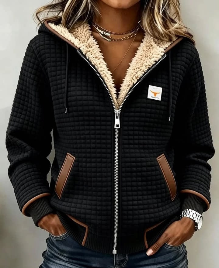 Calvyre-Paris  | Veste Matelassée à Capuche pour Femme Camille
