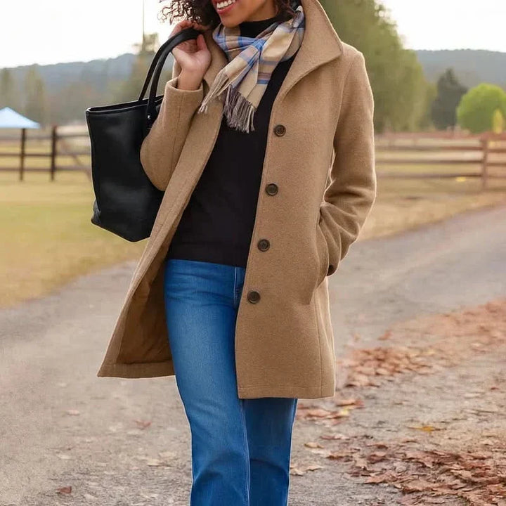 Calvyre-Paris | Manteau long classique à boutons