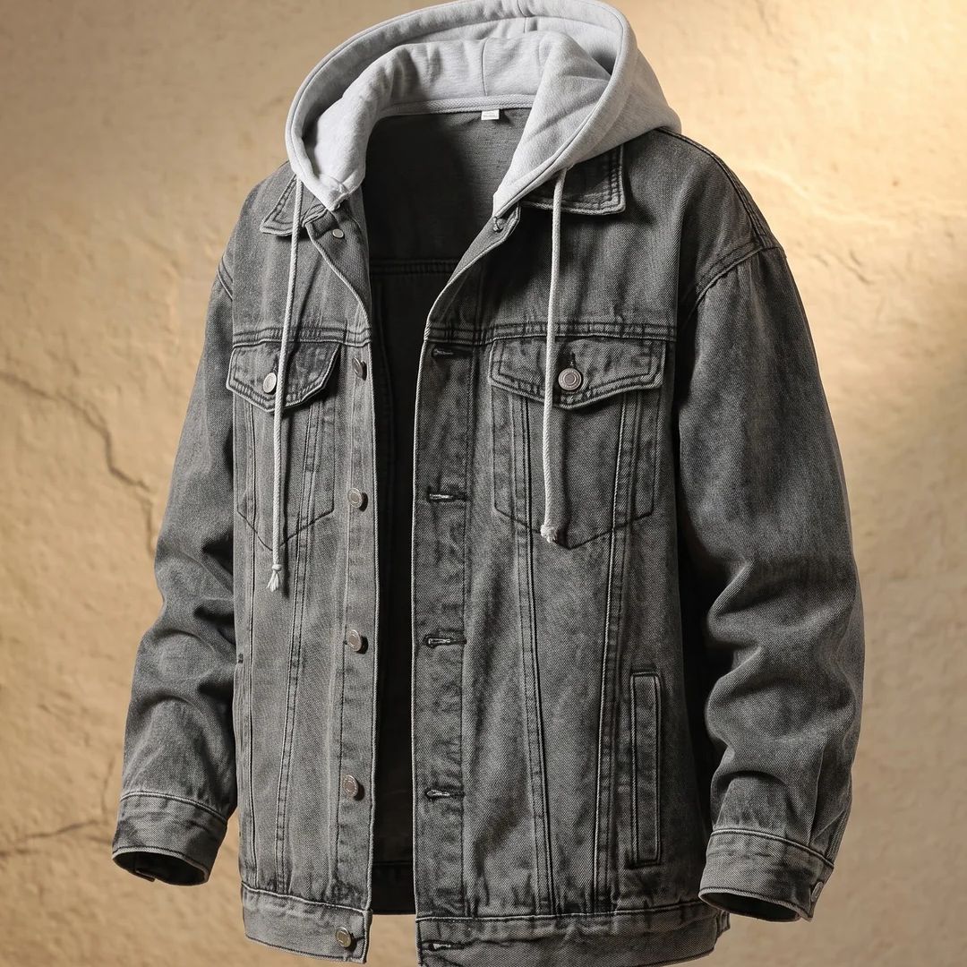 Calvyre-Paris | Veste urbaine en jean à capuche
