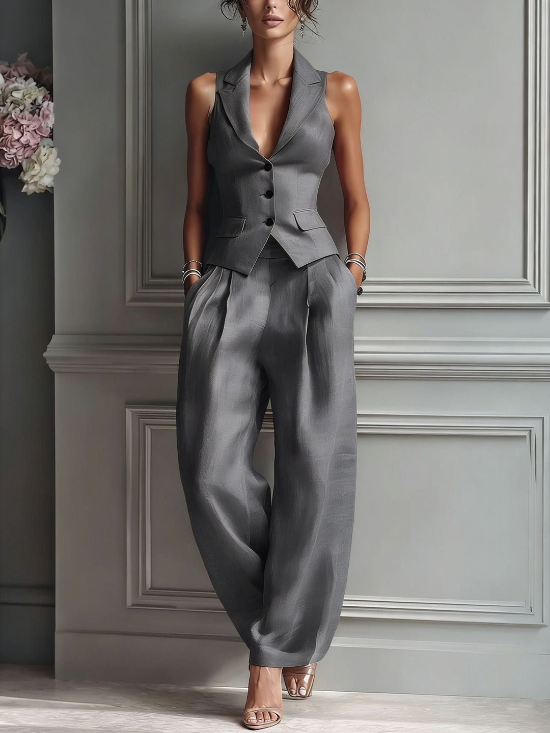 Calvyre-Paris | Toulouse | Ensemble deux pièces à col V