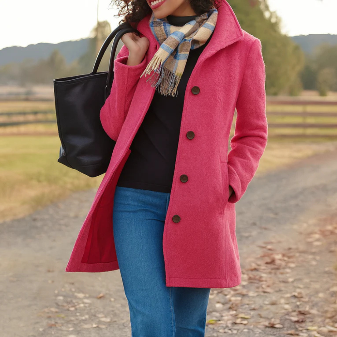 Calvyre-Paris | Manteau long classique à boutons