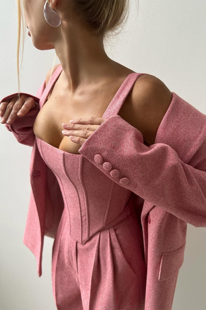 Calvyre-Paris | Versailles | Ensemble trois pièces avec blazer croisé